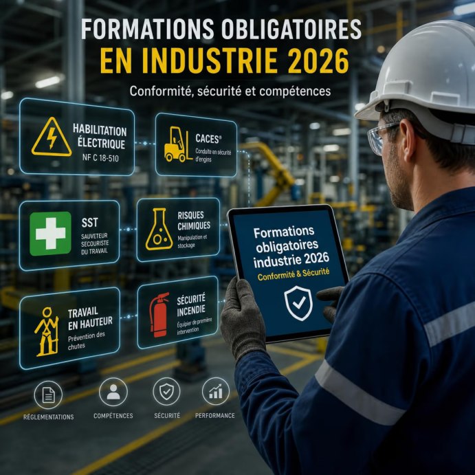 Formation obligatoire industrie 2026